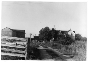 The farm as it looked in 1963